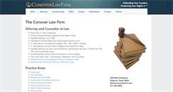 Desktop Screenshot of conoverlawfirm.com