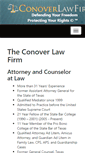 Mobile Screenshot of conoverlawfirm.com