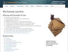 Tablet Screenshot of conoverlawfirm.com